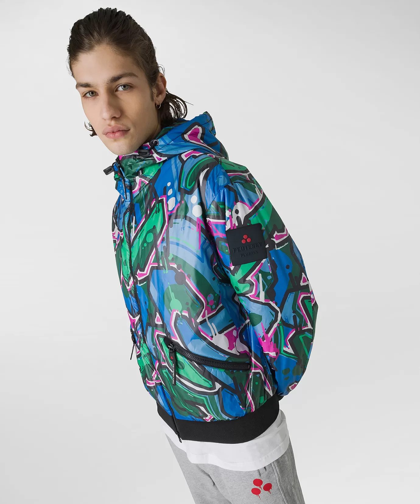 Online Peuterey Alyon Yg Print Dark Blue