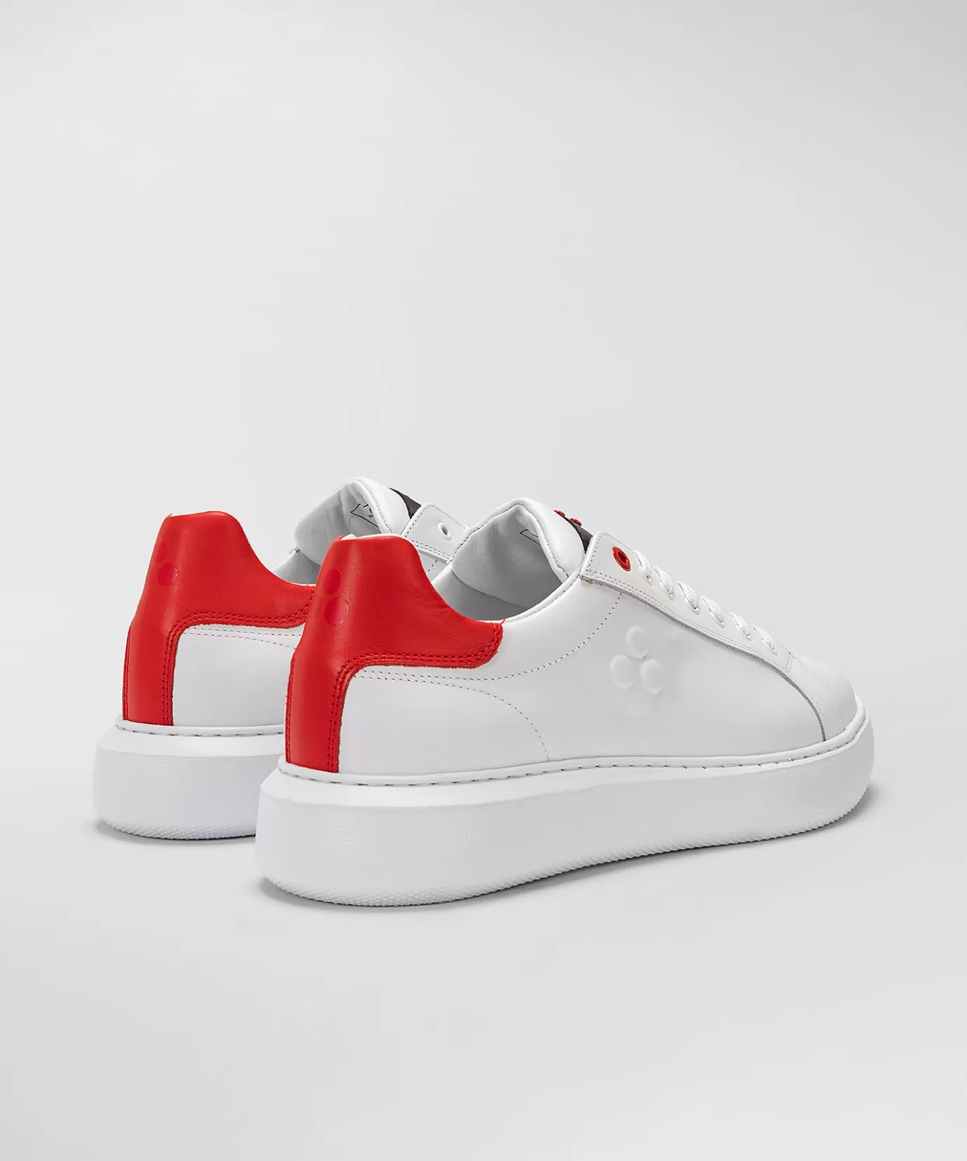 Discount Peuterey Helica 02 White - Vivid Red