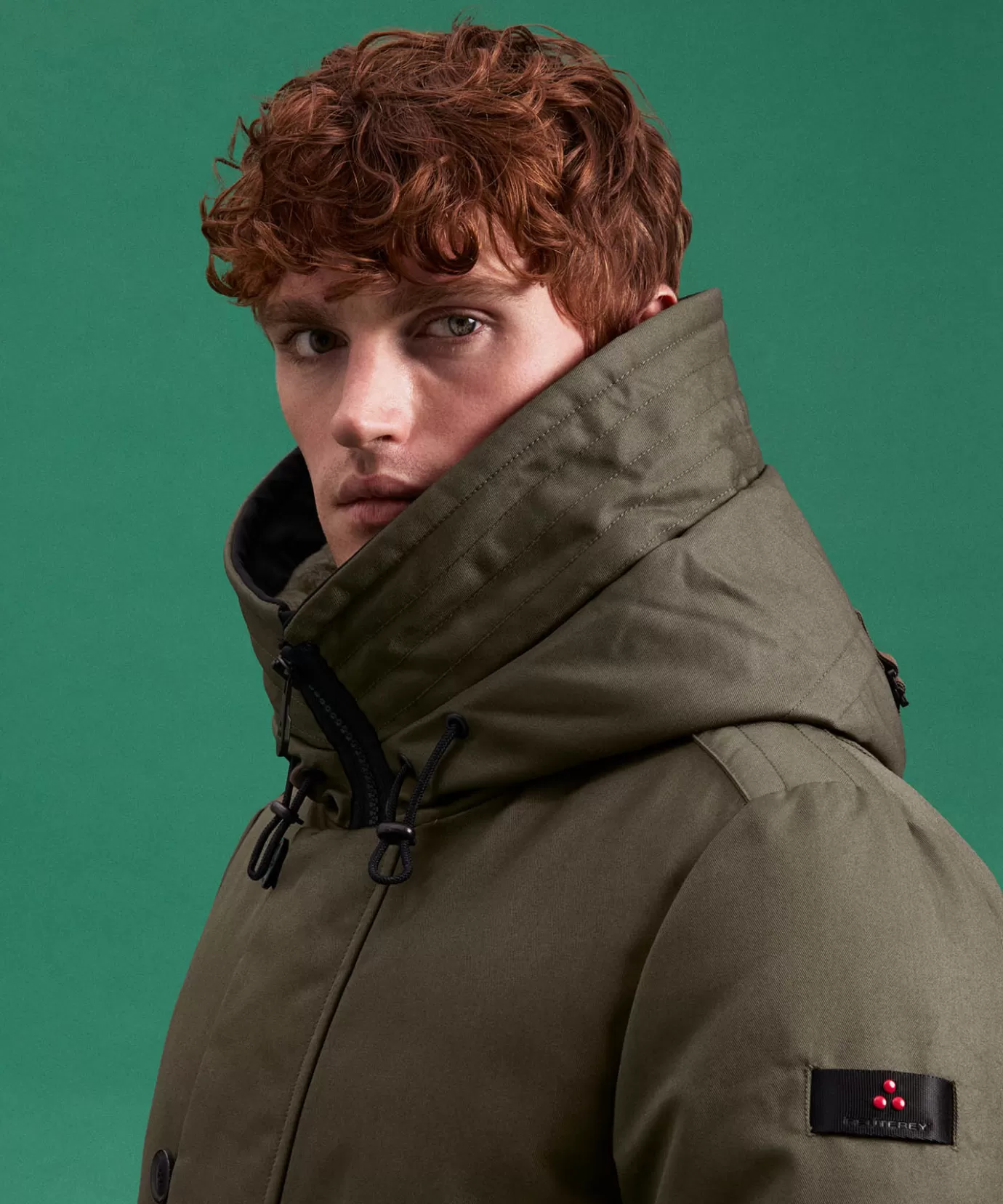 Clearance Peuterey Kasa Sl 00 Fur Leaf Green