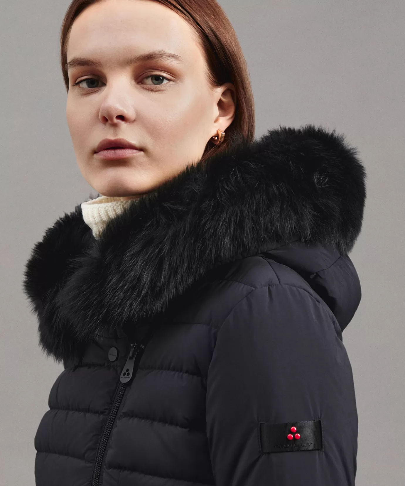 Outlet Peuterey Seriola Ml 04 Fur Crow